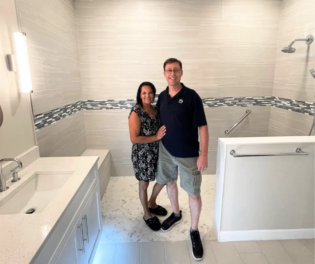 bathroom remodel happy customer daniel