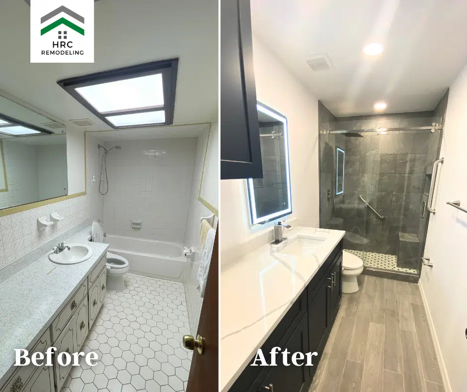 full bathroom remodel tub to shower conversion TAMPA