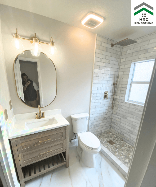 custom shower led ventilaton