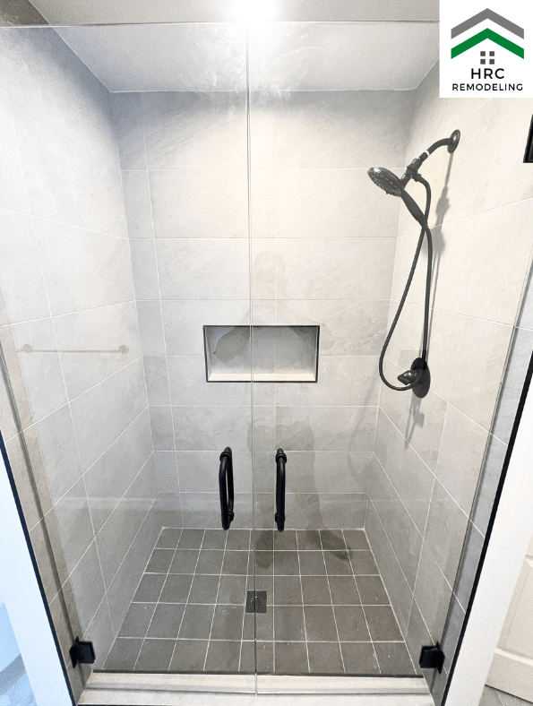 custom shower glass door walk in shower