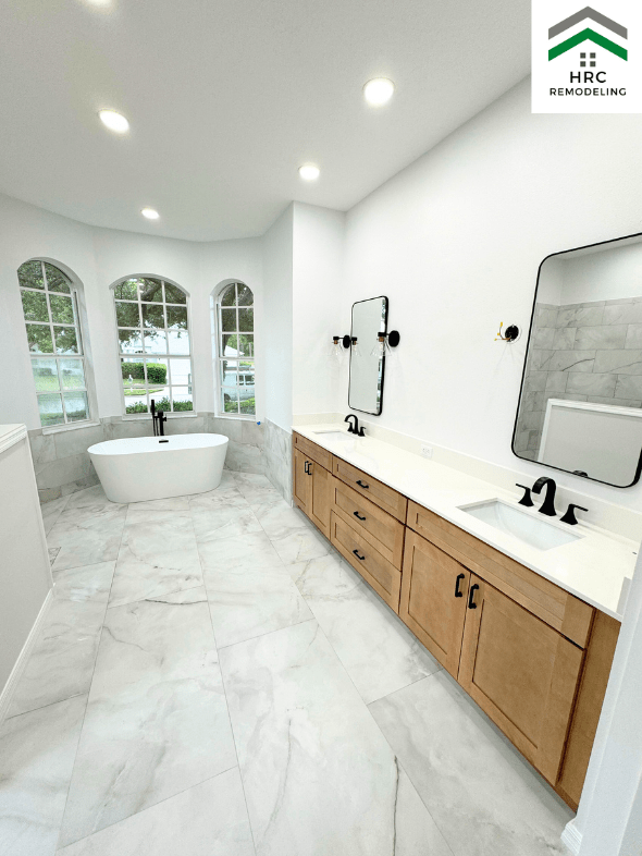 freestanding tub custom vanity tampa