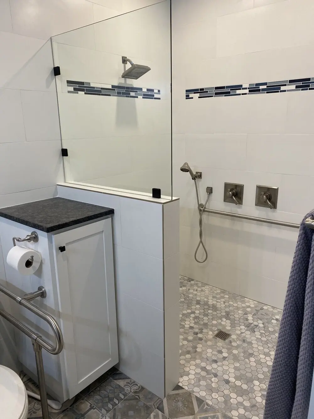 wide doorway handicap bathroom